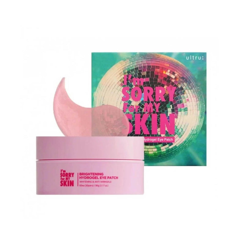 I'm SORRY For MY SKIN Brightening Hydrogel Eye Patches with Niacinamide, 30 Pairs