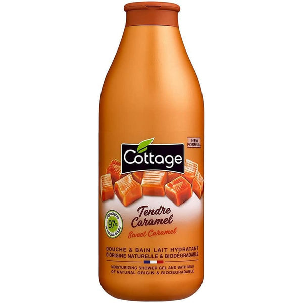 Cottage Shower Gel Gourmet Caramel Milk Moisturizing Body Wash Sweet Caramel 750 ml