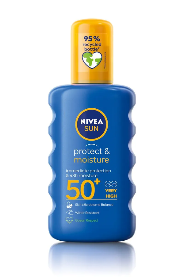 Nivea Protect & Moisture Sun Spray SPF 50+ Moisturizing Formula 200 ml