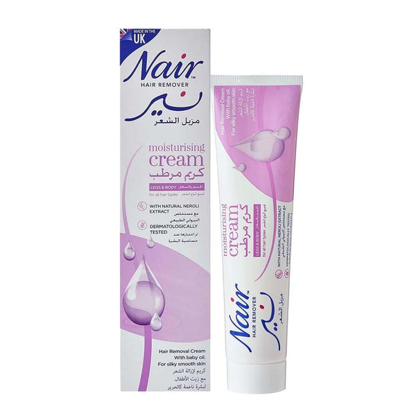 Nair Moisturizing Hair Removal Cream with Natural Neroli Extract, 110 g