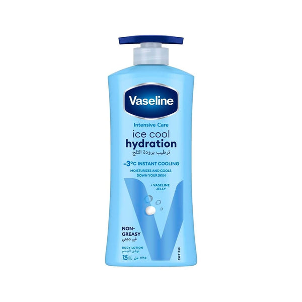 Vaseline Ice Cool Non-Greasy Cooling Hydration Body Lotion, 725 ml