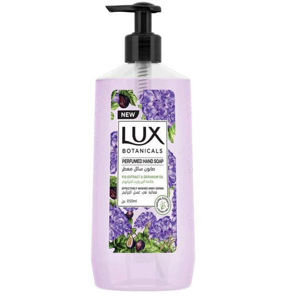 Lux Hand Wash Fig Extract and Geranium Fragrant Moisturizing Formula 250 ml
