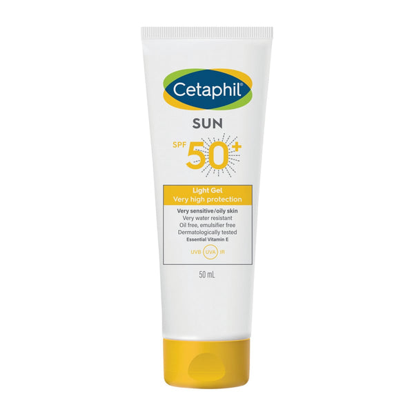 Cetaphil Sun Protection Light Gel SPF 30 Oil-Free Face and Body Sunscreen 50 ml