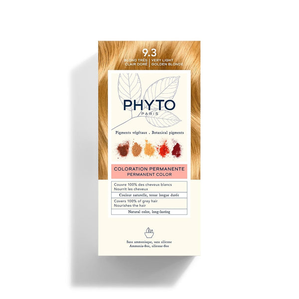Phyto Color Permanent Hair Dye 9.3 Very Light Golden Blonde