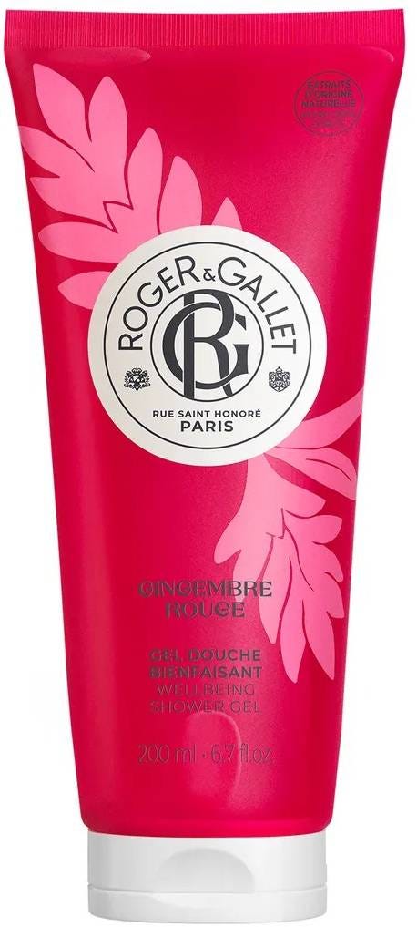 Roger & Gallet Gingembre Rouge Shower Gel Aloe Vera Ginger Extract 200 ml