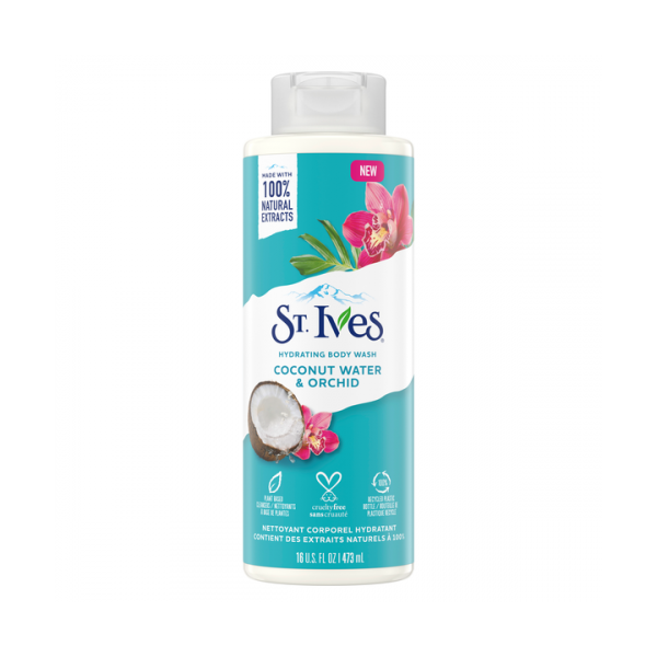 St. Ives Coconut Water & Orchid Body Wash and Moisturizer 473 ml