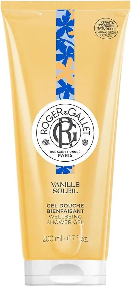 Roger & Gallet Vanille Soleil Wellbeing Shower Gel Creamy Lather Vanilla 200 ml