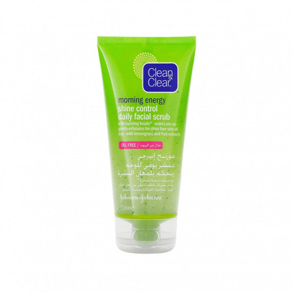 Clean & Clear Morning Energy Shine Control Facial Scrub Lemon & Fruit Extracts 150 ml
