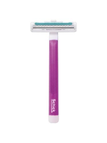 Schick Intuition Exacta 2 Sensitive Disposable Razors, Dual Thin Blades, Aloe Lubricating Strip, 3-Pack