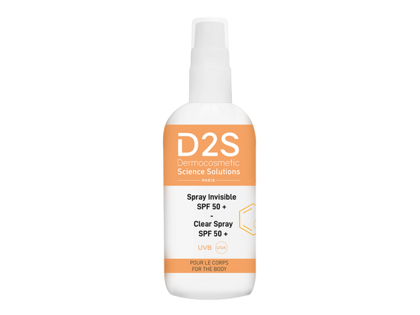 D2S Clear Sunscreen Spray SPF 50+ Broad-Spectrum Water Resistant 125 ml