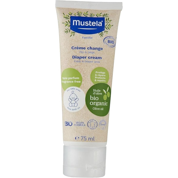 Mustela Organic Diaper Cream with Olive Oil and Aloe Vera