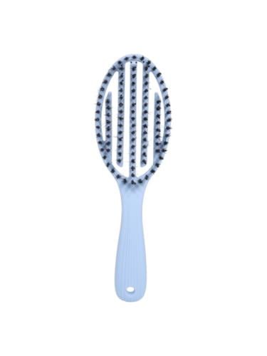 Cecilia Hair Detangling Brush Curved Design Blue