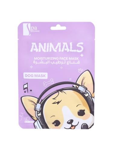 Spa System Animals Moisturizing Sheet Face Mask Dog Design 28 ml