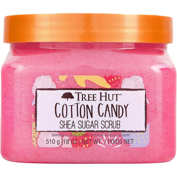 Tree Hut Cotton Candy Shea Sugar Scrub Strawberry and Natural Oils 510g