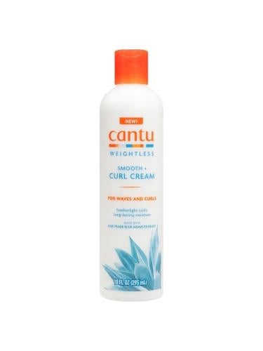 Cantu Blue Agave Weightless Smooth + Curl Cream Lightweight Curl Defining Cream 295 ml