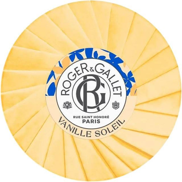 Roger & Gallet Vanille Soleil Soap Bar Amber Floral Fragrance Madagascar Vanilla 100 g