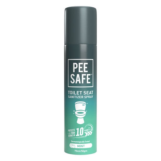 Pee Safe Toilet Seat Sanitizer Spray Mint Fragrance 75 ml