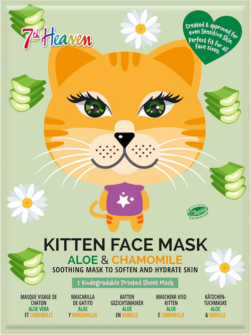 7th Heaven Kitten Face Mask Chamomile 26 g