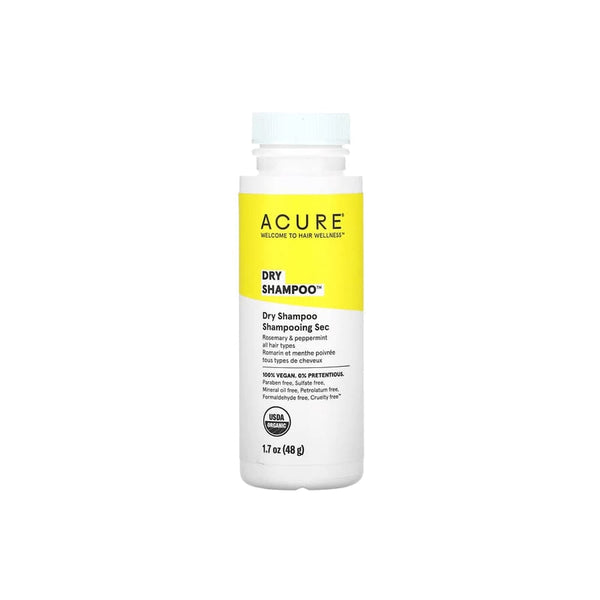 Acure Dry Shampoo Rosemary & Peppermint Waterless Oil-Absorbing Formula 48 g