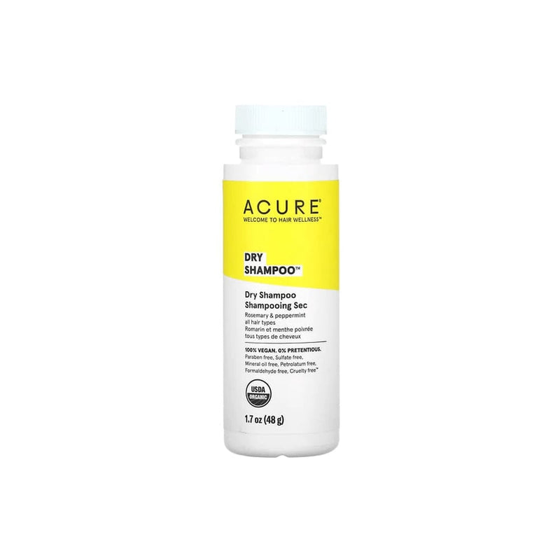 Acure Dry Shampoo Rosemary & Peppermint Waterless Oil-Absorbing Formula 48 g