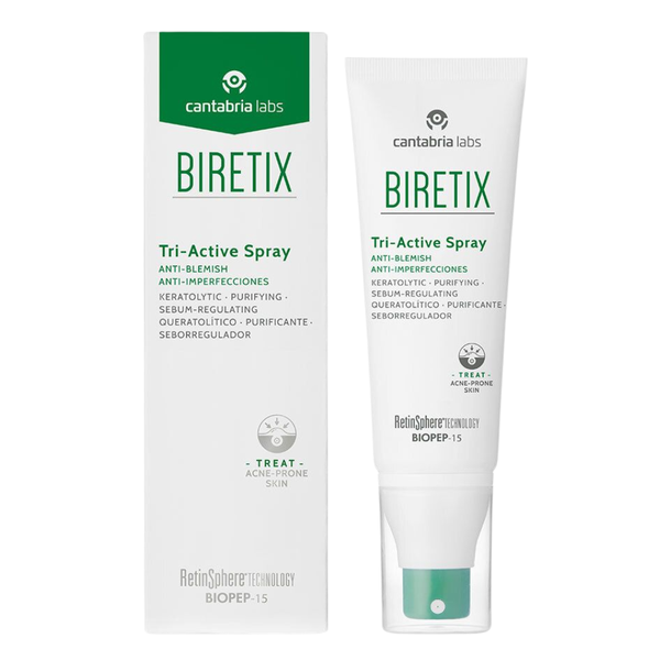 Biretix Tri-Active Spray Blemish-Clearing Body Mist, Sebum-Regulating, 100ml