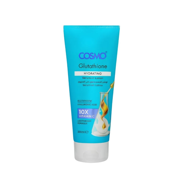 Cosmo Hyaluronic Acid Body Lotion Lightweight Hydrating Formula Glutathione 330ml