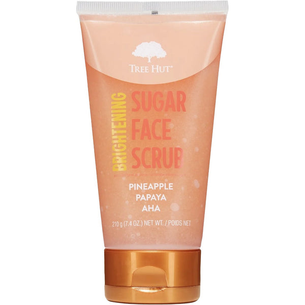 Tree Hut Brightening Pin-Pap Face Scrub with AHA, 210g :00808