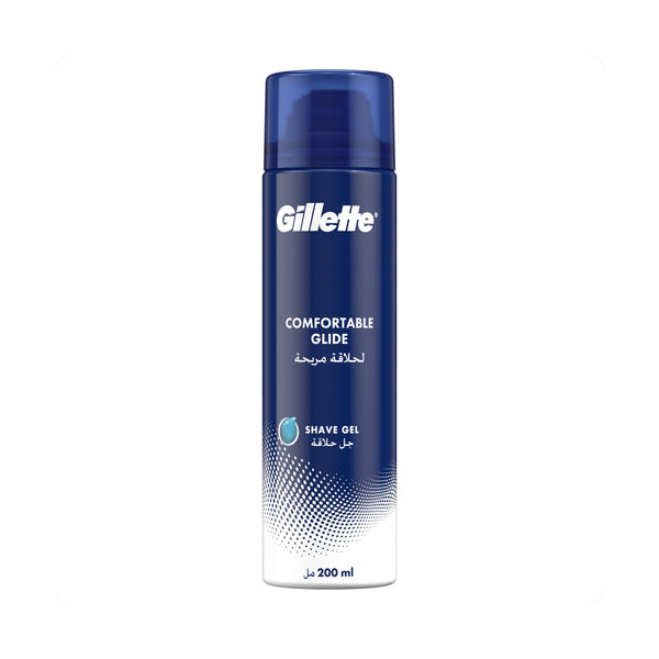 Gillette Comfortable Glide Shaving Gel Glycerin Aloe Vera Menthol 200ml