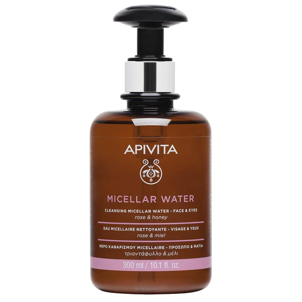Apivita Face Care Cleansers Micellar Water Rose and Honey 300 mL