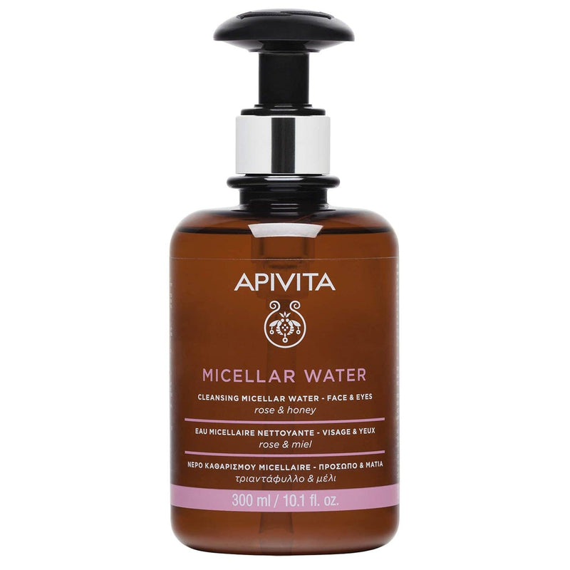 Apivita Face Care Cleansers Micellar Water Rose and Honey 300 mL