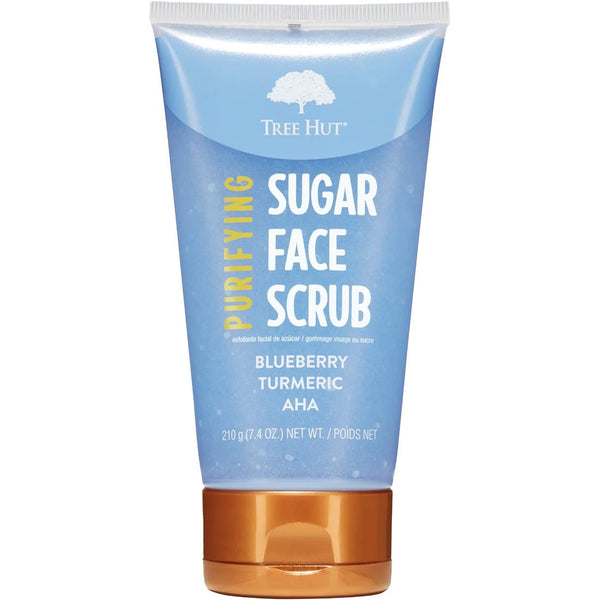Tree Hut Purifying Blu-Tur Face Scrub with Blueberry, Turmeric and AHA 210 g