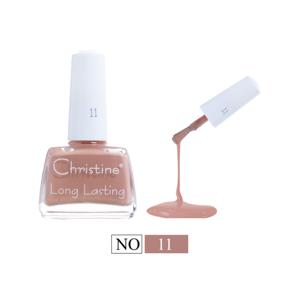 Christine Long Lasting Nail Polish 11 Rich Shiny Color Quick Drying