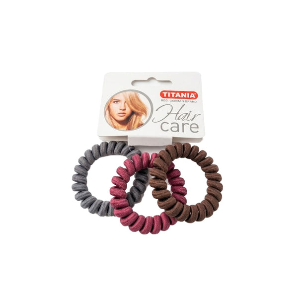 Titania Large Hair Ties Flexible Strong Hold 3 Pack Nr. 7929