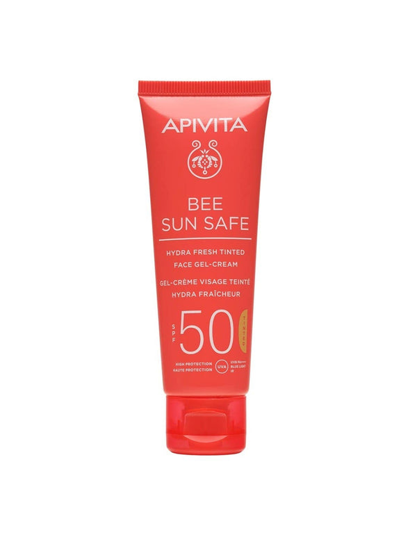 Apivita Bee Sun Hydra Fresh Tinted Face Gel-Cream SPF 50 Natural Tint 50 mL