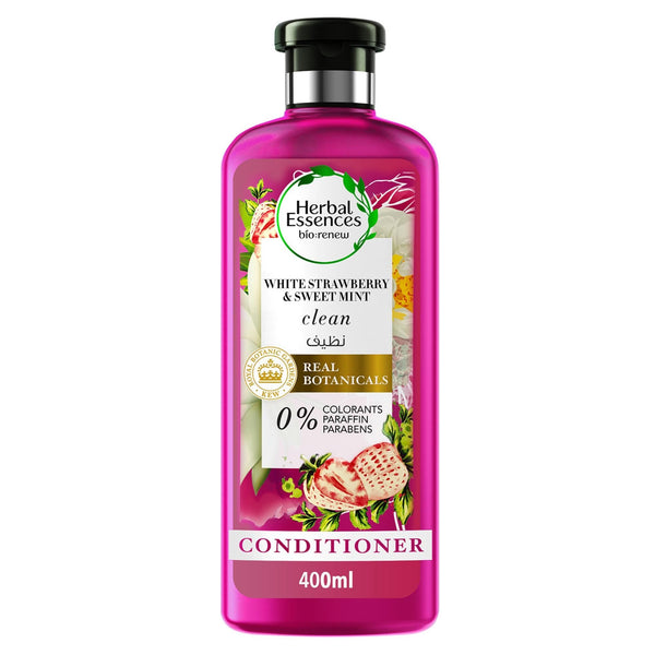 Herbal Essences Bio:Renew Strawberry & Mint Conditioner Liquid Volumizing 400ml