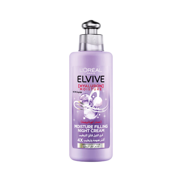 L'Oreal Paris Elvive Hyaluron Moisture Night Hair Cream Hyaluronic Acid 200ml