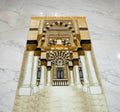 Nusuki Al-Haram Al Madani Arches Travel Prayer Mat Velvet with Handbag 2 Pc