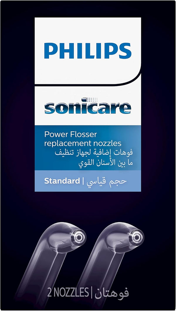 Philips Sonicare Power Flosser Replacement Standard Tips HX3042/00, 2 Pieces