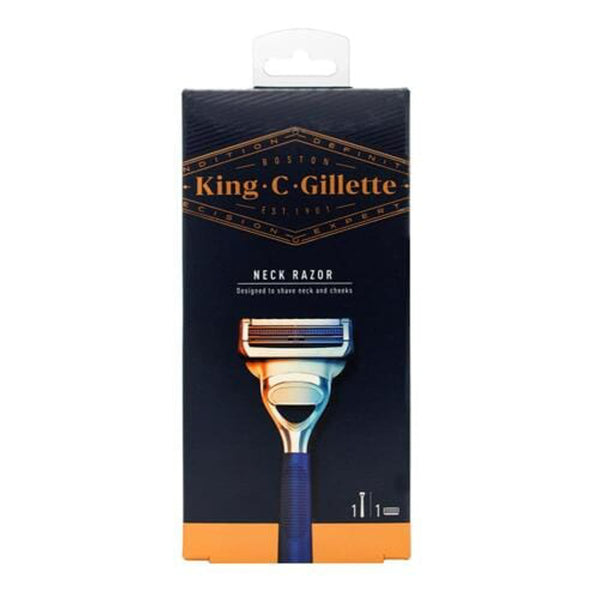 Gillette King C Neck Razor for Precise Neck and Chin Shaving
