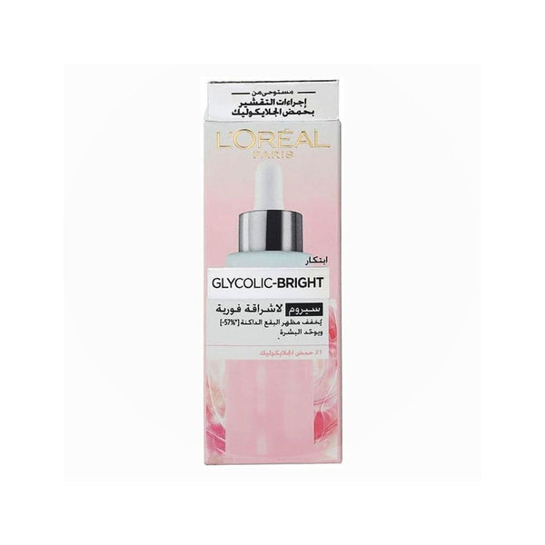 L'Oreal Paris Glycolic Bright Facial Serum Glycolic Acid Brightening 30 ml