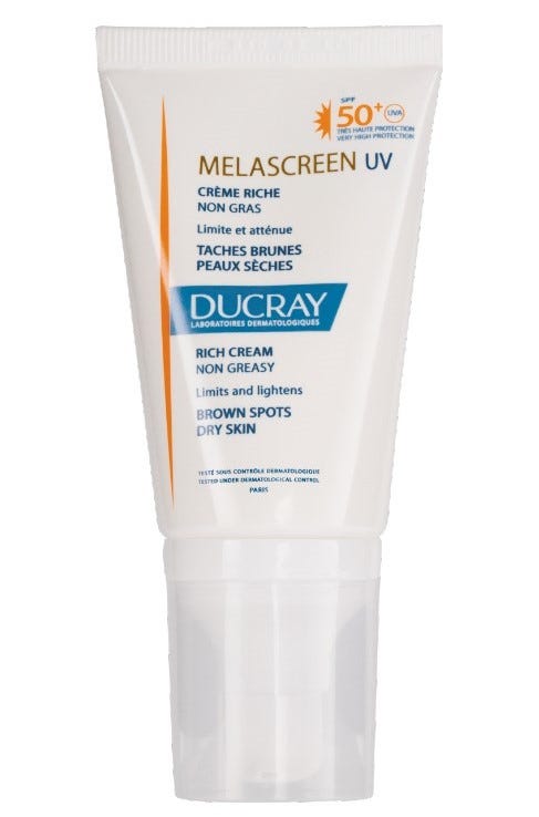 Ducray Melascreen UV Rich Cream SPF 50+ Dry-Touch Photoprotector 40 ml