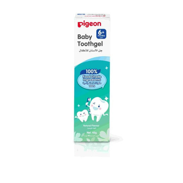 Pigeon Natural Flavor Toothpaste Gel for Children Non-Fluoride Formula