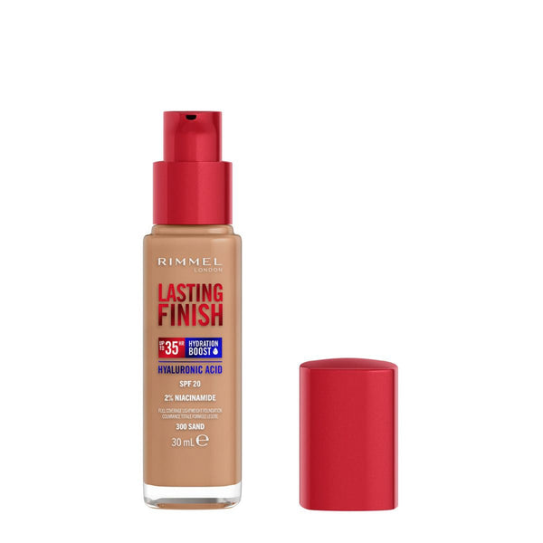 Rimmel Hydration Boost Foundation Natural Finish Full Coverage 300 Sand 30 ml