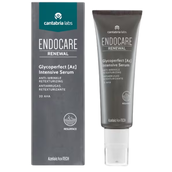 Endocare Glycoperfect AZ Intensive Facial Serum, Exfoliating Skin Renewal Treatment, 50ml