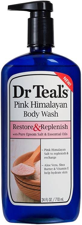 Dr Teal's Himalayan Body Wash Gel with Epsom Salt, Aloe Vera and Shea Butter, 710 ml