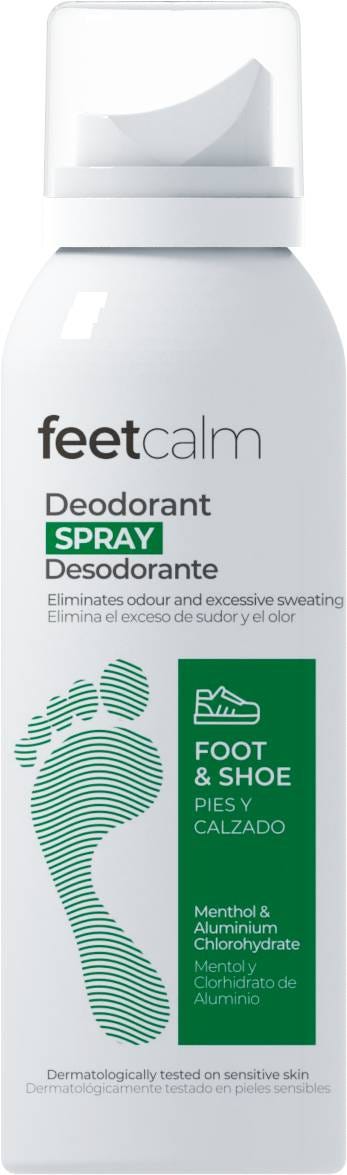Feetcalm Foot Deodorant Spray Menthol Refreshing Formula 75 ml