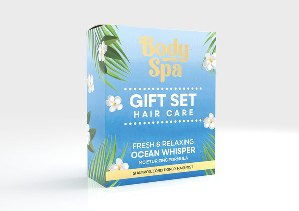 Body Spa Ocean Whisper Hair Gift Set, 3 Items