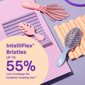 Wet Brush Go Green Detangler Hair Brush IntelliFlex Bristles Pink