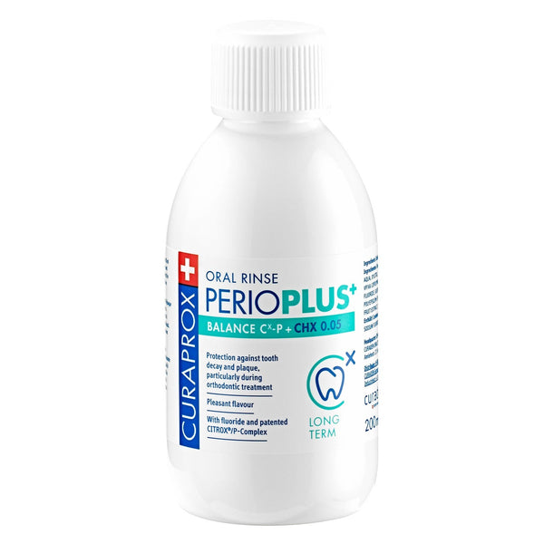 Curaprox Perio Plus+ Balance Mouthwash Chlorhexidine 0.05% 200 ml
