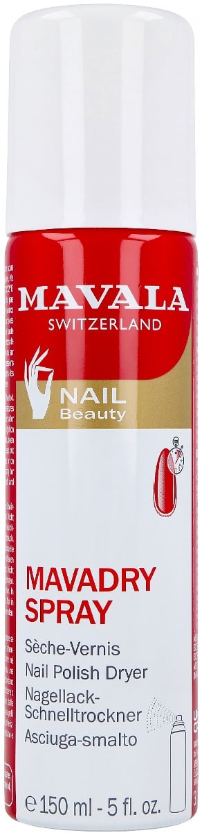 Mavala Nail Polish Dryer Spray, Quick-Drying Nail Care Formula